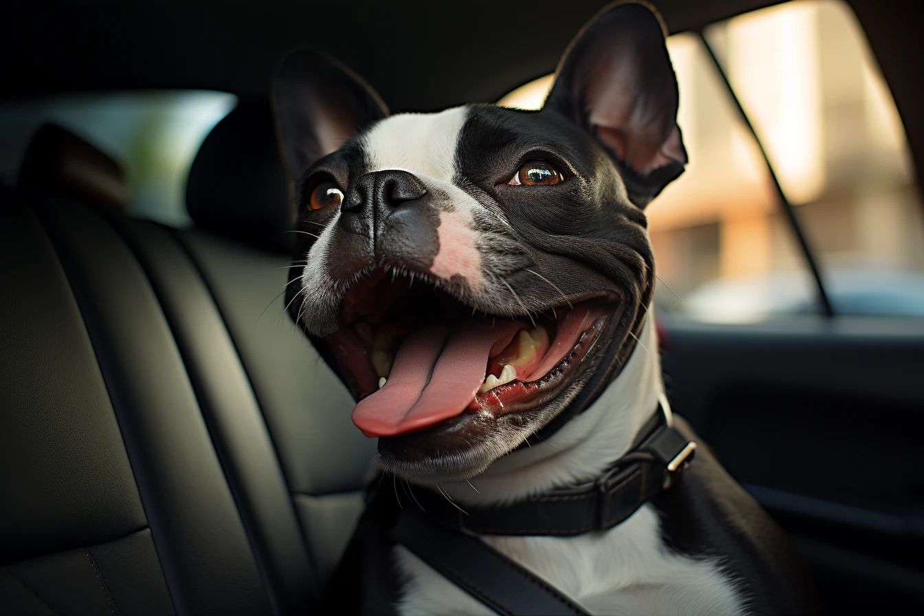 Toyota Prius Dog Carrier Car Seat for Boston Terrier